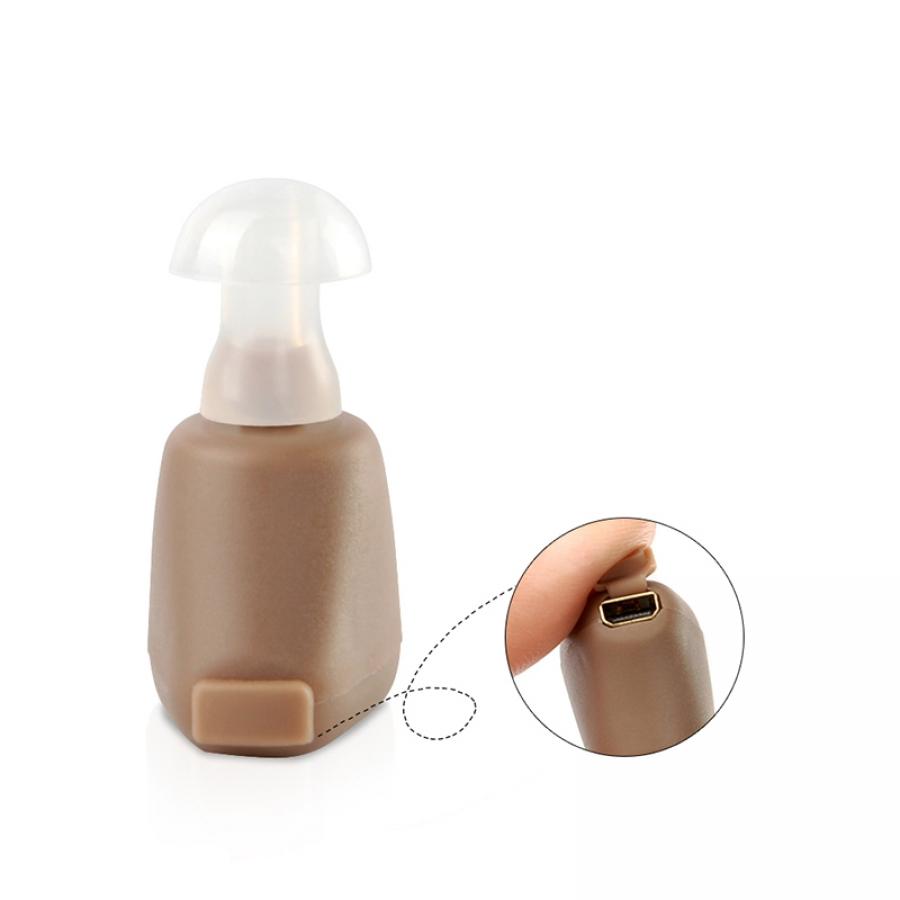 Rechargeable CIC Invisible Hearing Aid