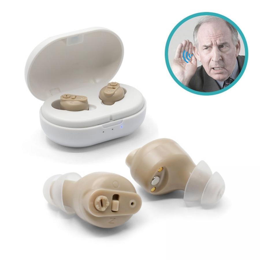 Rechargeable CIC ITE Hearing Aids for Seniors