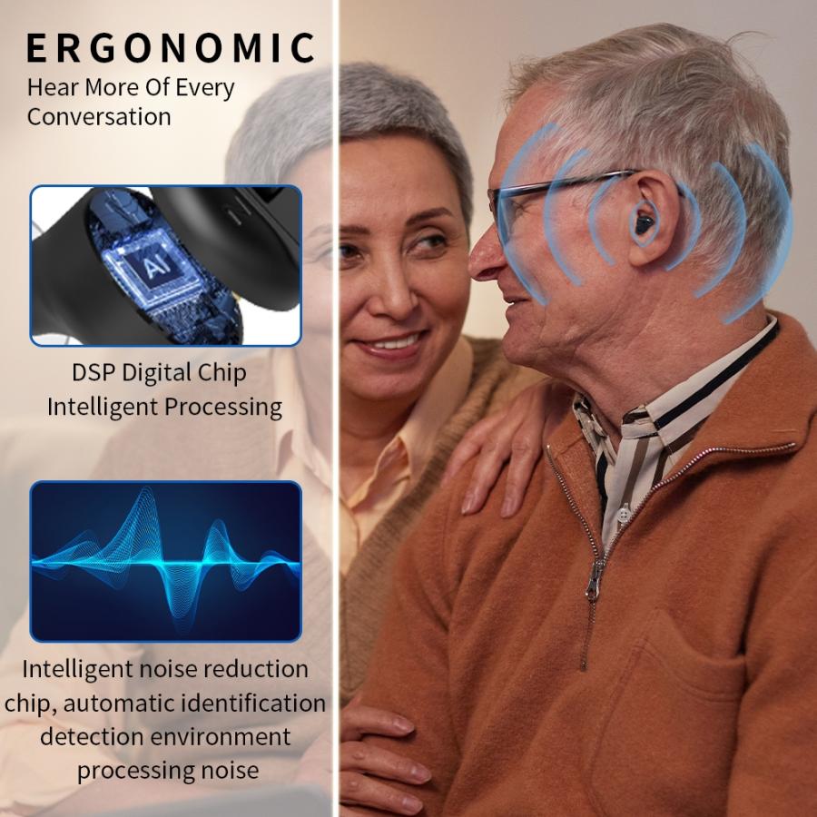 Mini Cic Hearing Aid Rechargeable Wireless