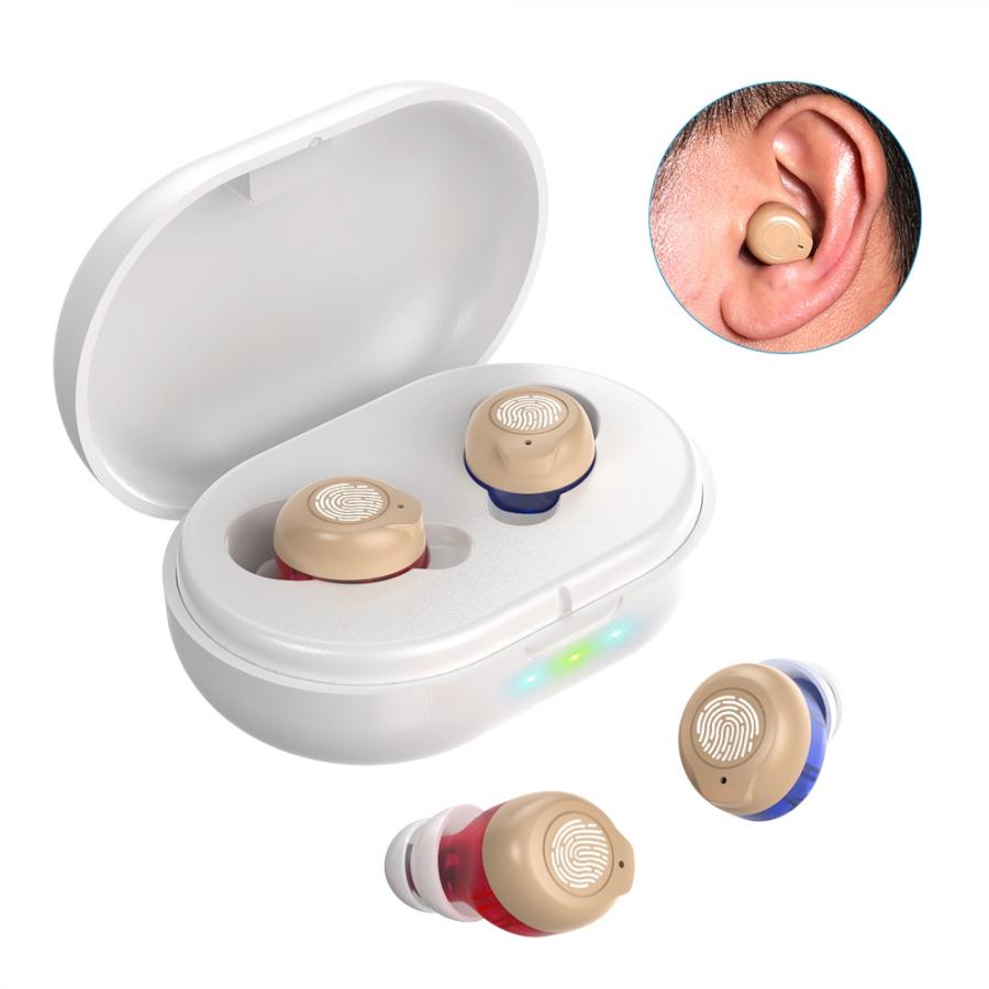 Rechargeable Invisible Hearing Aids with 8 Channels for Comfort