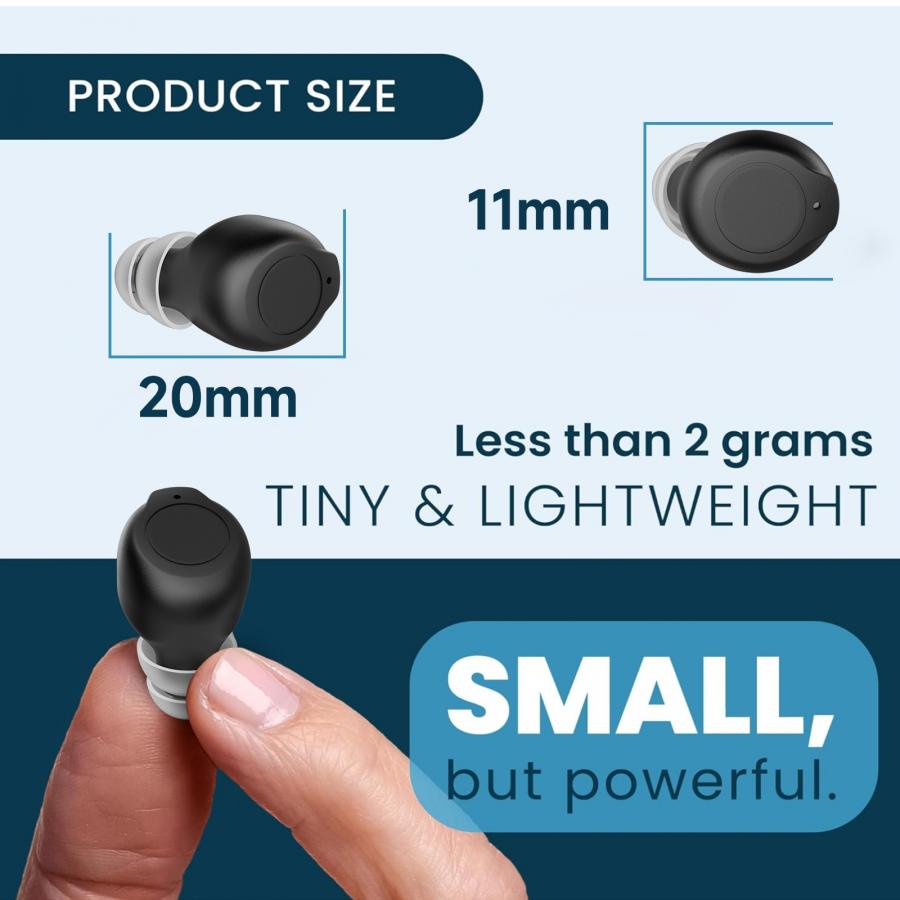 Mini CIC Hearing Aid Rechargeable Device