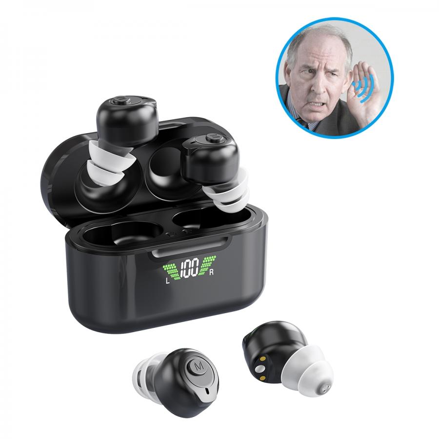 Goodmi Rechargeable Bluetooth Hearing Aids with Noise Reduction