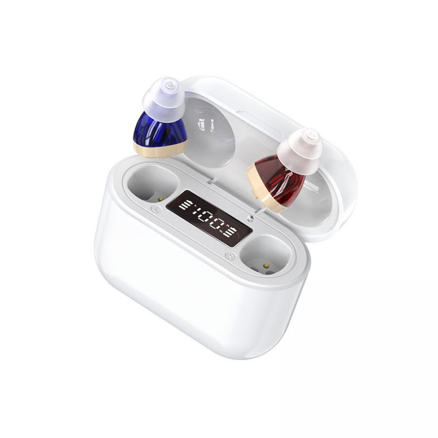 CIC Hearing Aid Rechargeable Digital Display for Hearing Loss