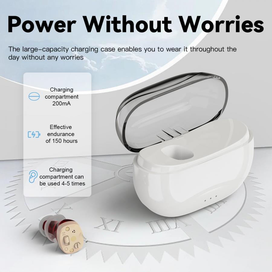 Rechargeable Invisible CIC Hearing Aid Mini