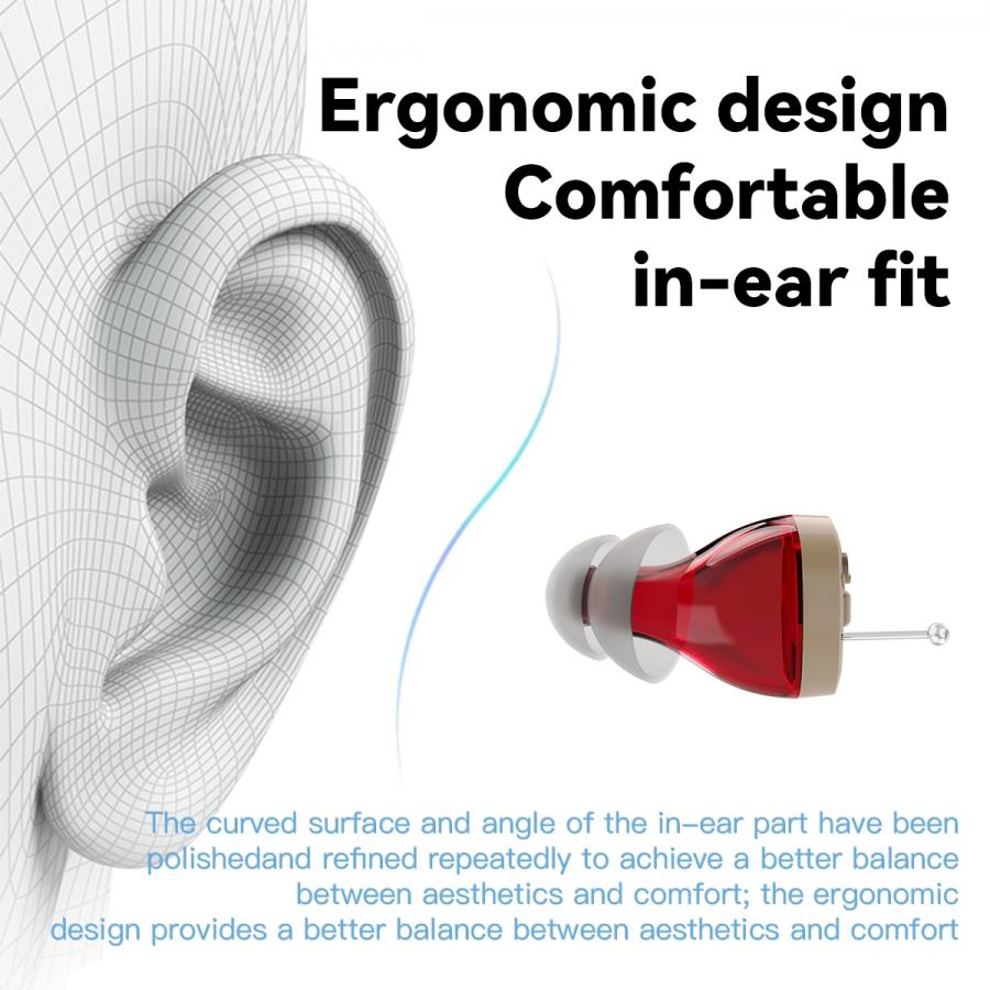 Rechargeable Invisible CIC Hearing Aid Mini