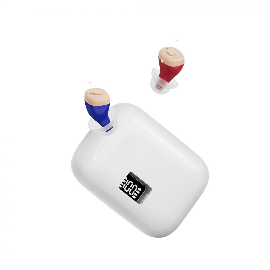 Invisible Rechargeable CIC Hearing Aid for Seniors