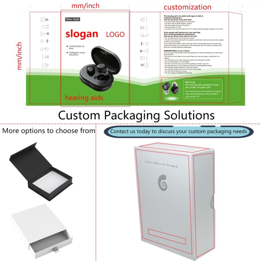 Rechargeable Invisible CIC Hearing Amplifier