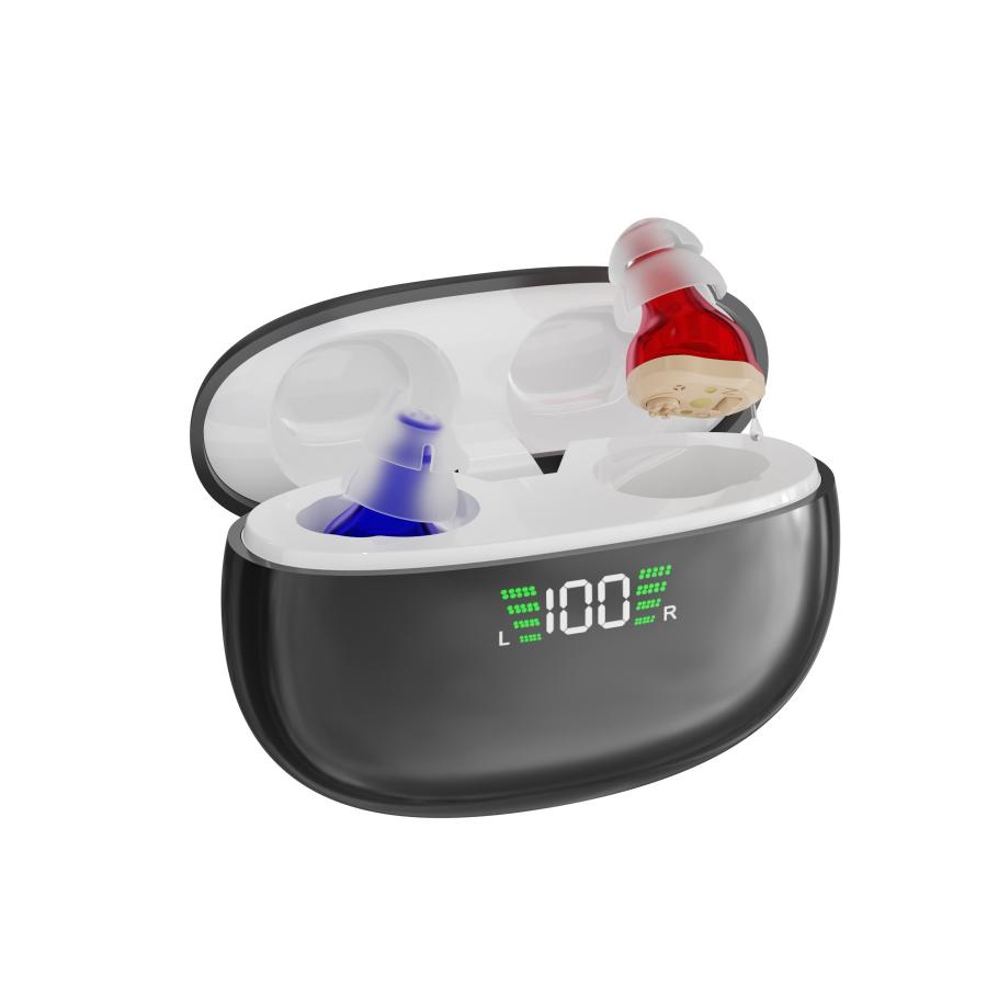 CIC Rechargeable Hearing Aids with Noise Reduction for Elderly