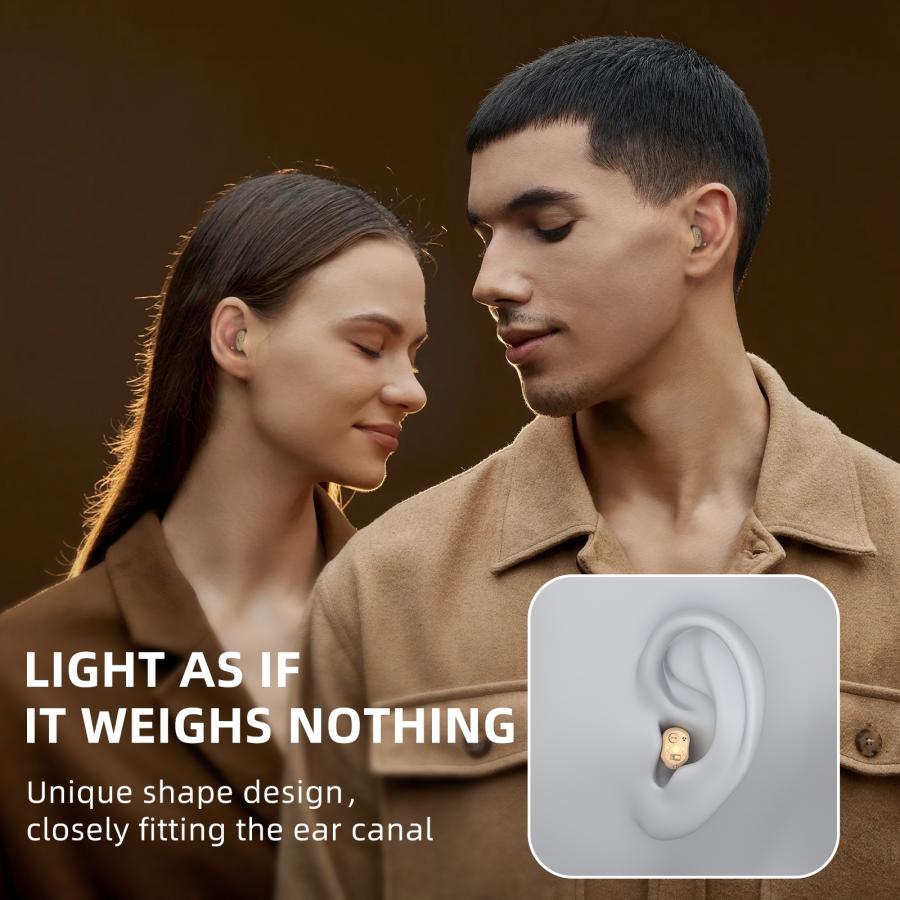 CIC Rechargeable Hearing Aids with Noise Reduction for Elderly