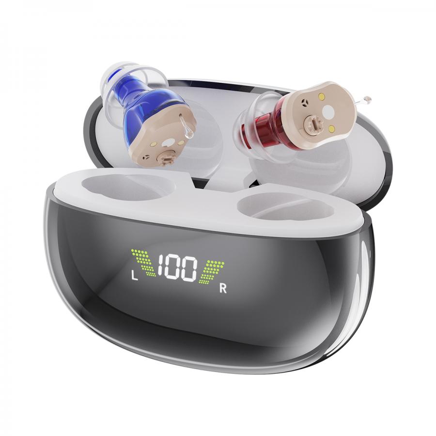 Mini CIC Invisible Hearing Aid Rechargeable