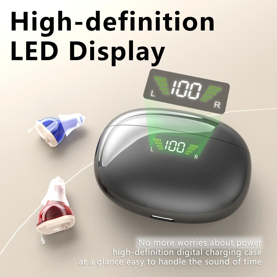 Mini CIC Invisible Hearing Aid Rechargeable