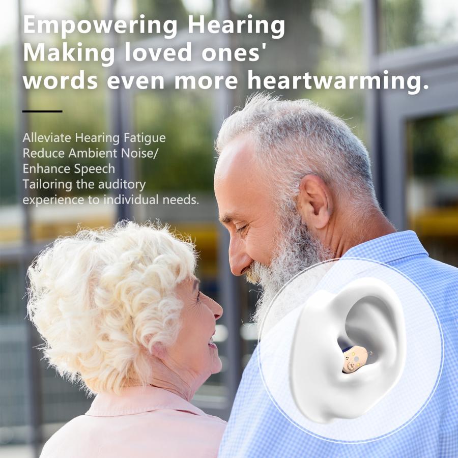 Mini CIC Invisible Hearing Aid Rechargeable
