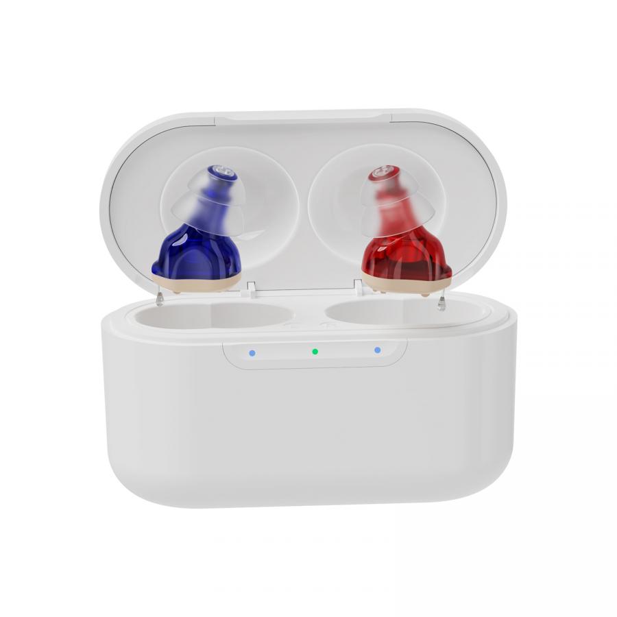 CIC Hearing Aid for Seniors Rechargeable Noise Reduction Device