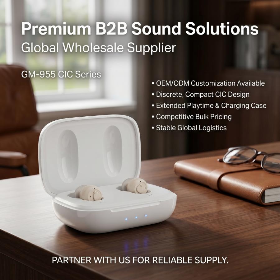 Goodmi Invisible CIC Hearing Aids Rechargeable Noise Reduction