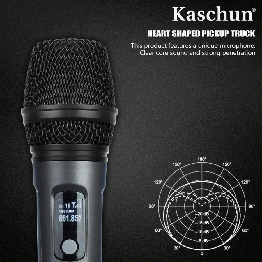 Kaschun K1 Duales drahtloses Mikrofonsystem für Karaoke und Auftritte