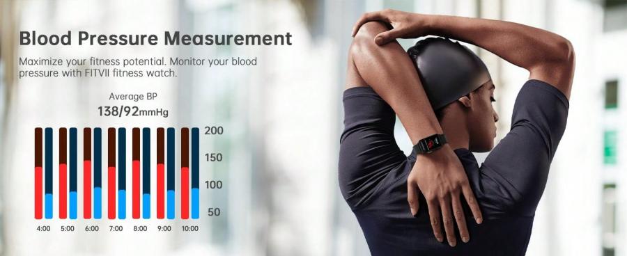 Morepro Smart Watch Wireless Calling Sports Modes Heart Rate Health Monitor