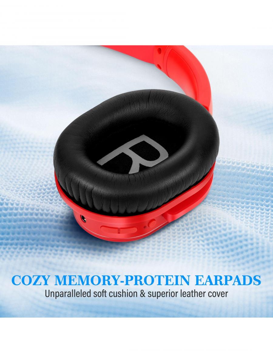Wotdehi Deep Bass Wireless Active Noise Cancelling Headphones