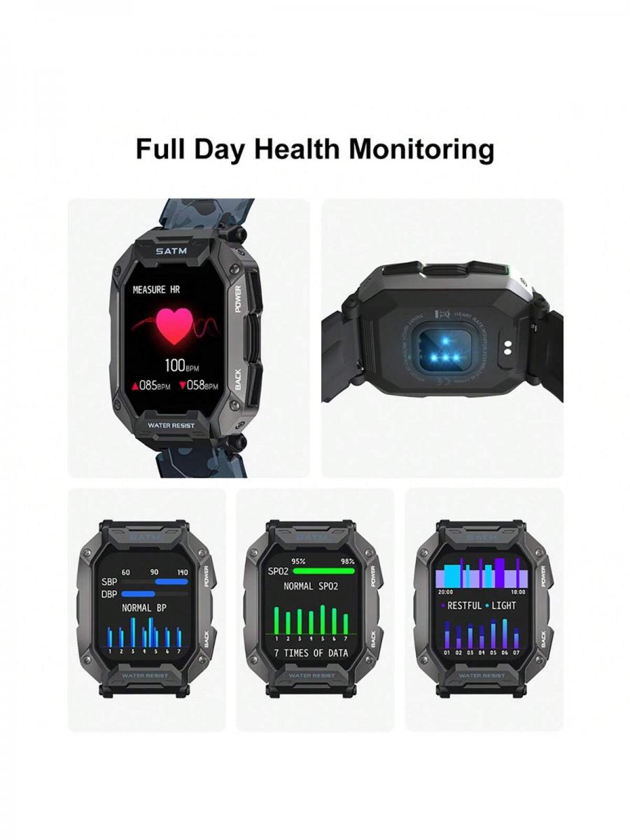 LIGE Smart Watch Voice Call Heart Rate Monitor Waterproof Sports Tracker