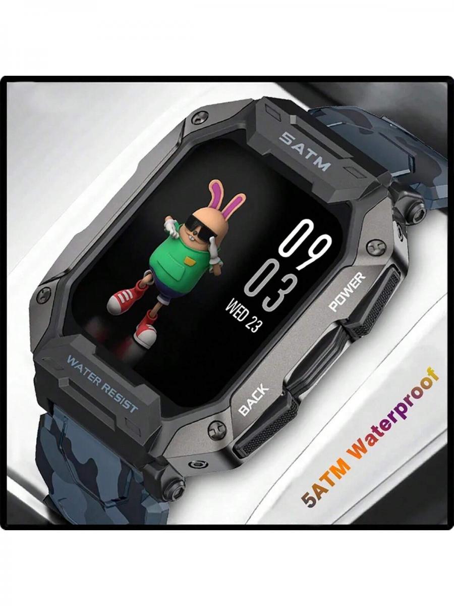 LIGE Smart Watch Voice Call Heart Rate Monitor Waterproof Sports Tracker