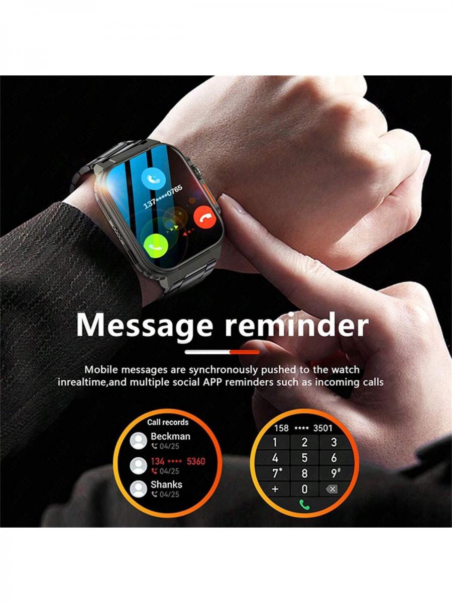 LIGE Luxury Smart Watch Health Monitor with Music and Sports Features