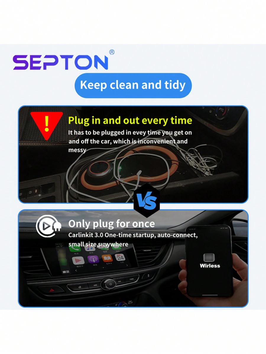 SPETON Car Mini USB AI Box Wireless Adapter for Android Screen