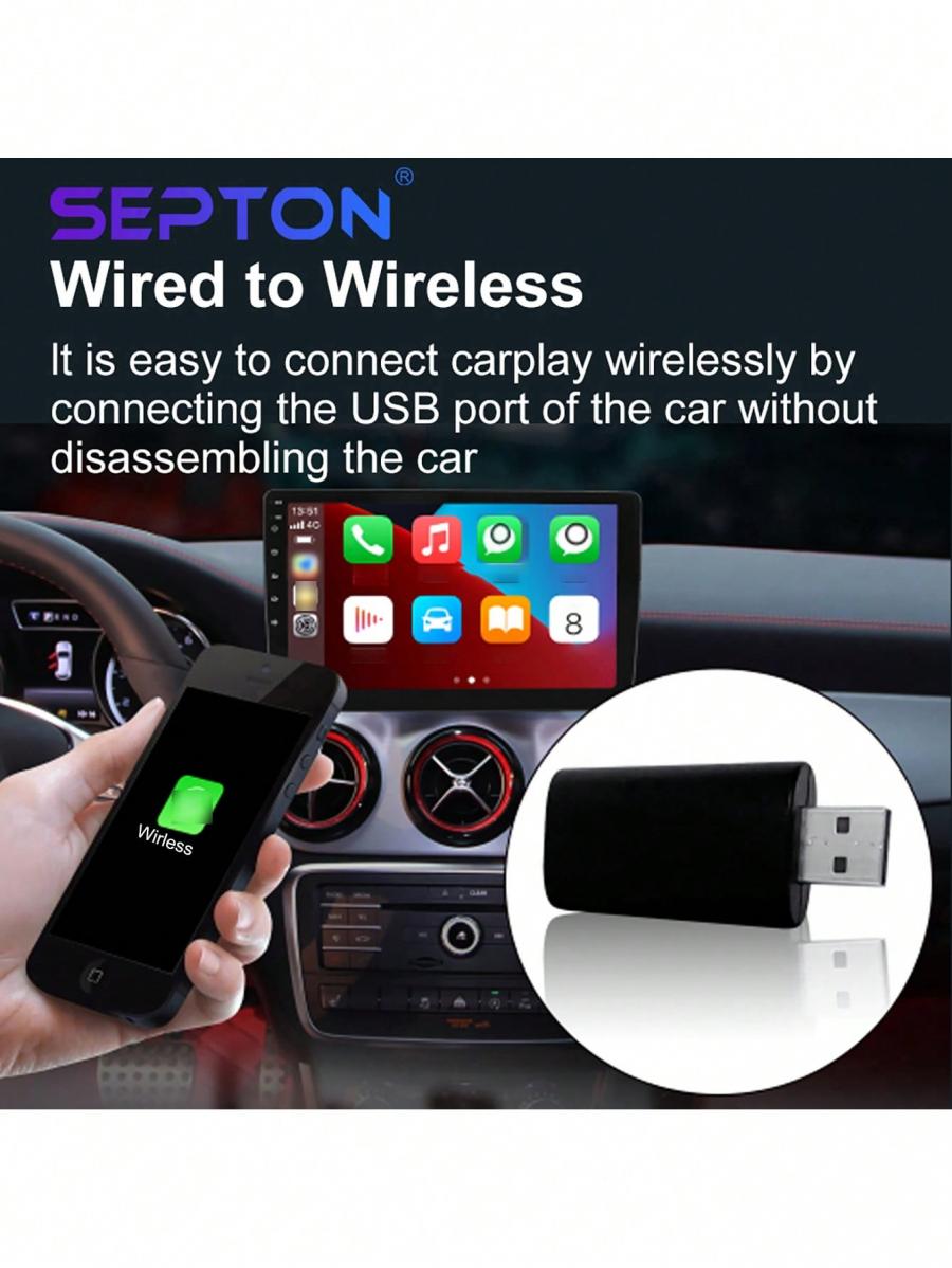 SPETON Car Mini USB AI Box Wireless Adapter for Android Screen