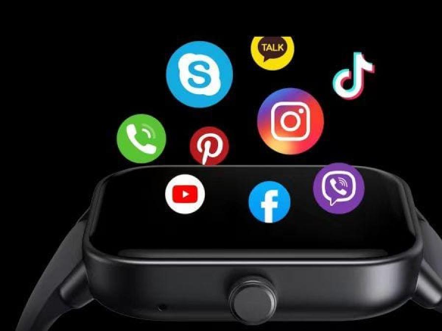 Smartwatch-Set für Paare mit Alexa-Touchscreen-Fitness-Tracker
