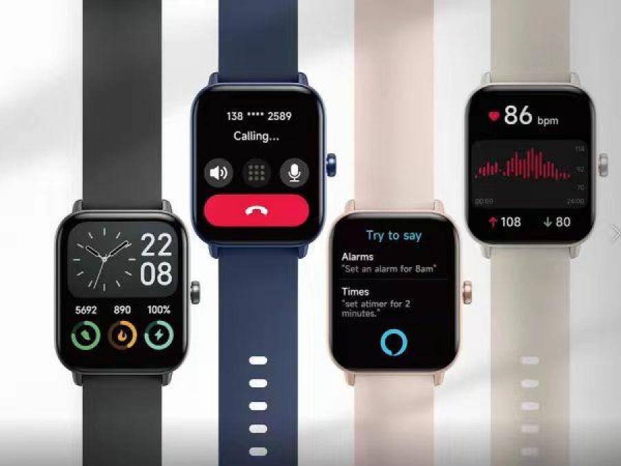 Smartwatch-Set für Paare mit Alexa-Touchscreen-Fitness-Tracker