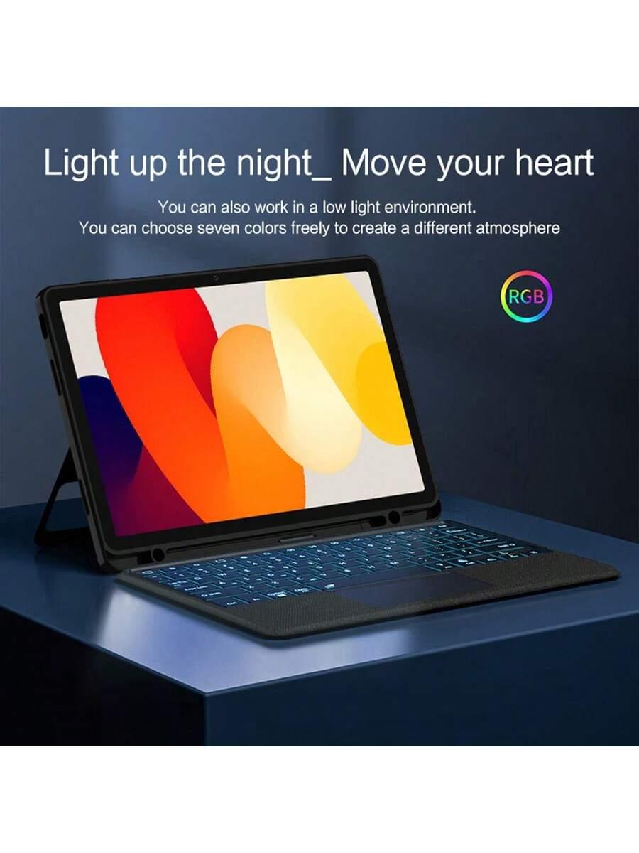 Spanish Backlight Magic Keyboard for Xiaomi Pad 6 5 with TrackPad