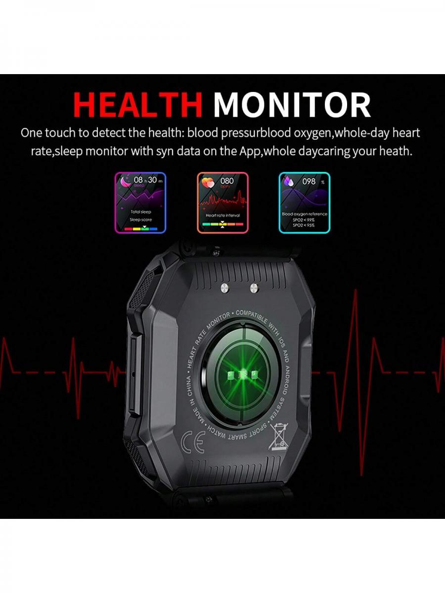 LIGE Smart Watch Long Battery Wireless Calls Music Health Monitoring