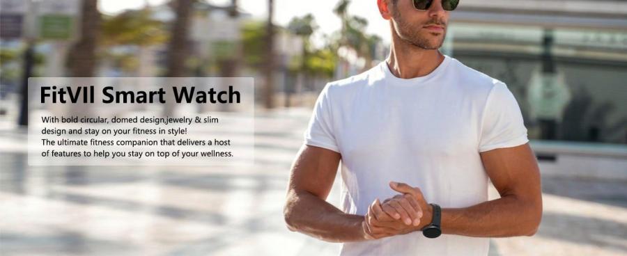 Morepro 2024 Touch Screen Silicone Strap Sports Smart Watch for All