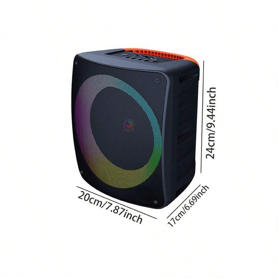 Portable Outdoor Voice Amplifier Speaker with Microphone for Singing