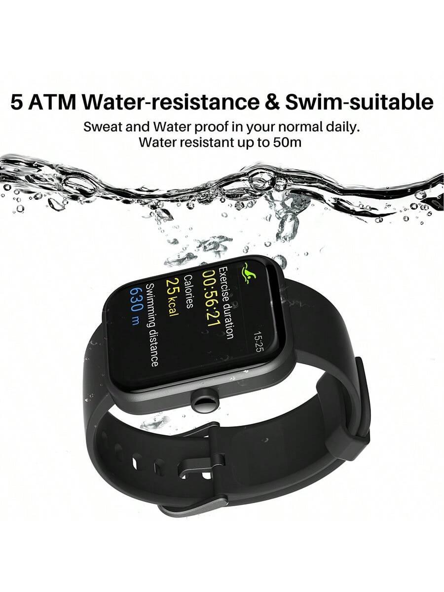 TOZO S2 Mini Smart Watch with Alexa Fitness Tracker and Heart Monitor