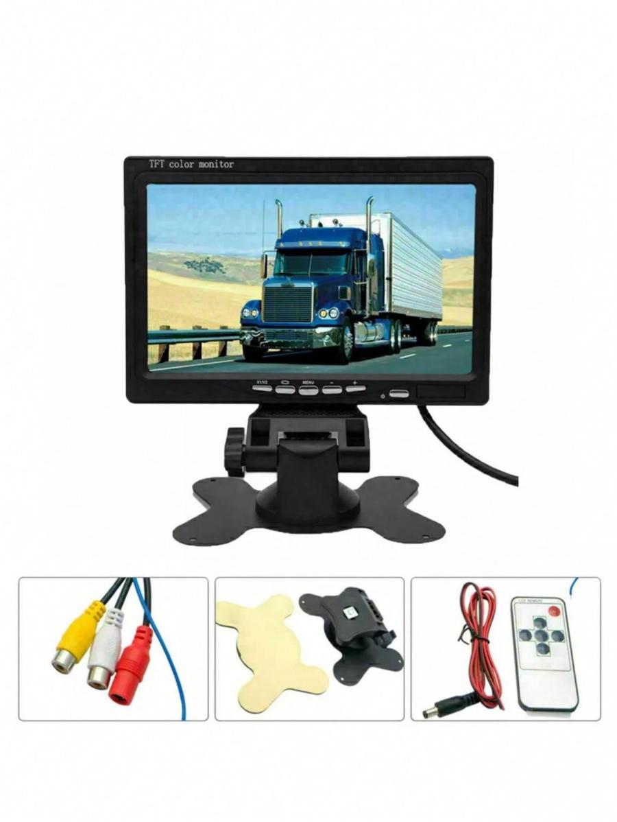 7 Inch TFT LED Car Monitor Screen For Backup Truck Bus Display