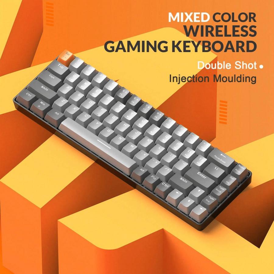 Magic Refiner RK68 Wireless Mechanical 60 Percent Gaming Keyboard