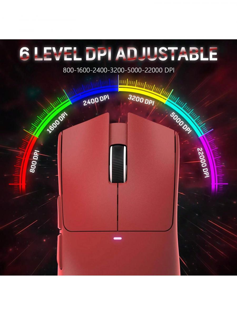 X11 Сверхлегкая беспроводная игровая мышь с зарядной док-станцией RGB 22K DPI
