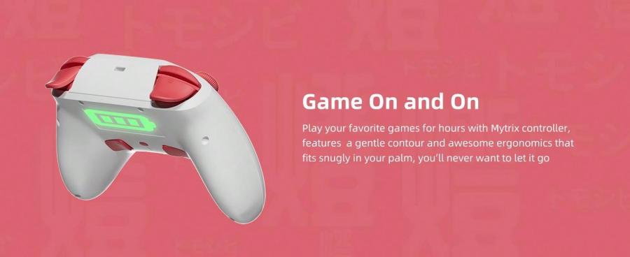 Mytrix Touro Wireless Pro RGB Controller with Back Buttons Turbo