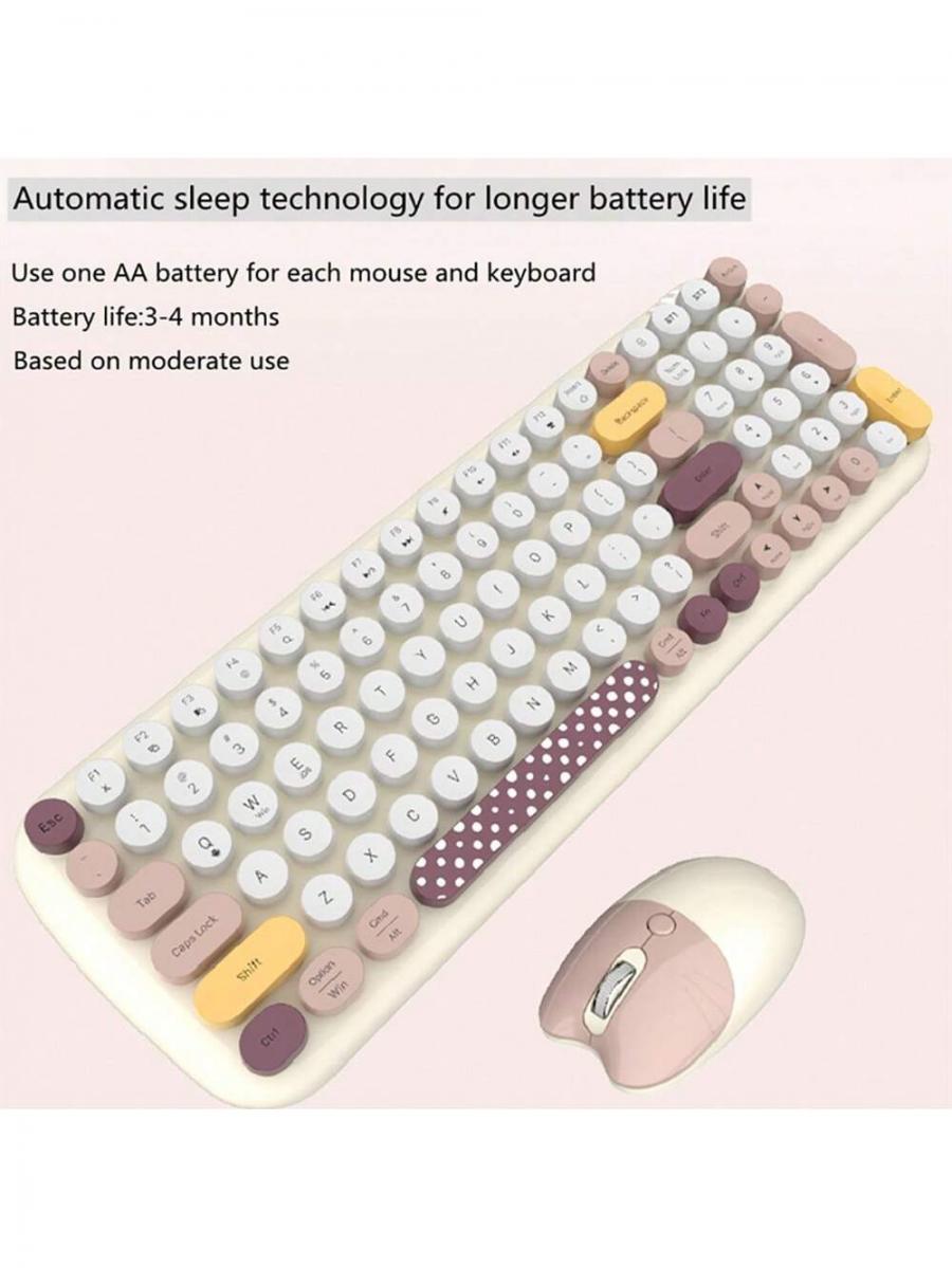 Wireless Keyboard and Mouse Combo Set for Home Office