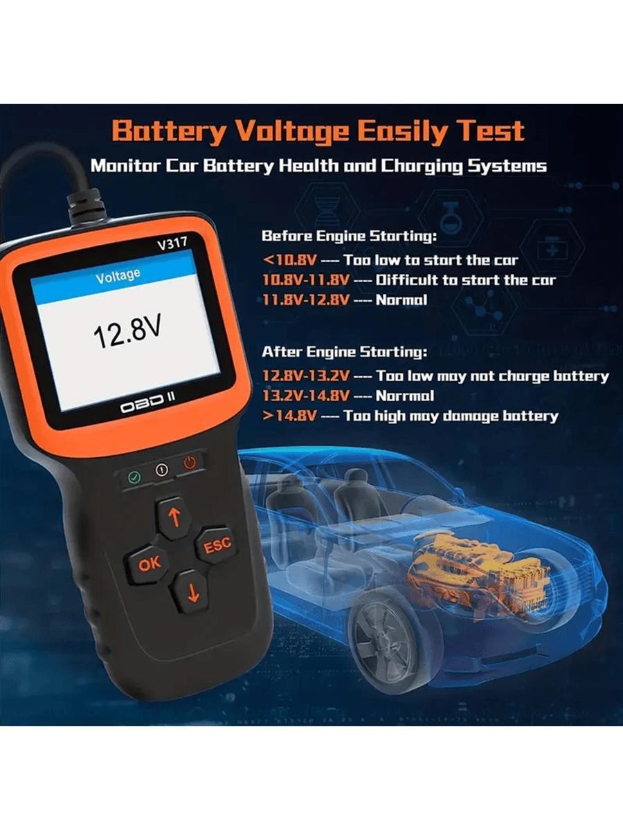 V317 Professional OBD2 Scanner Engine Diagnostic Tool Lifetime DTC Lookup