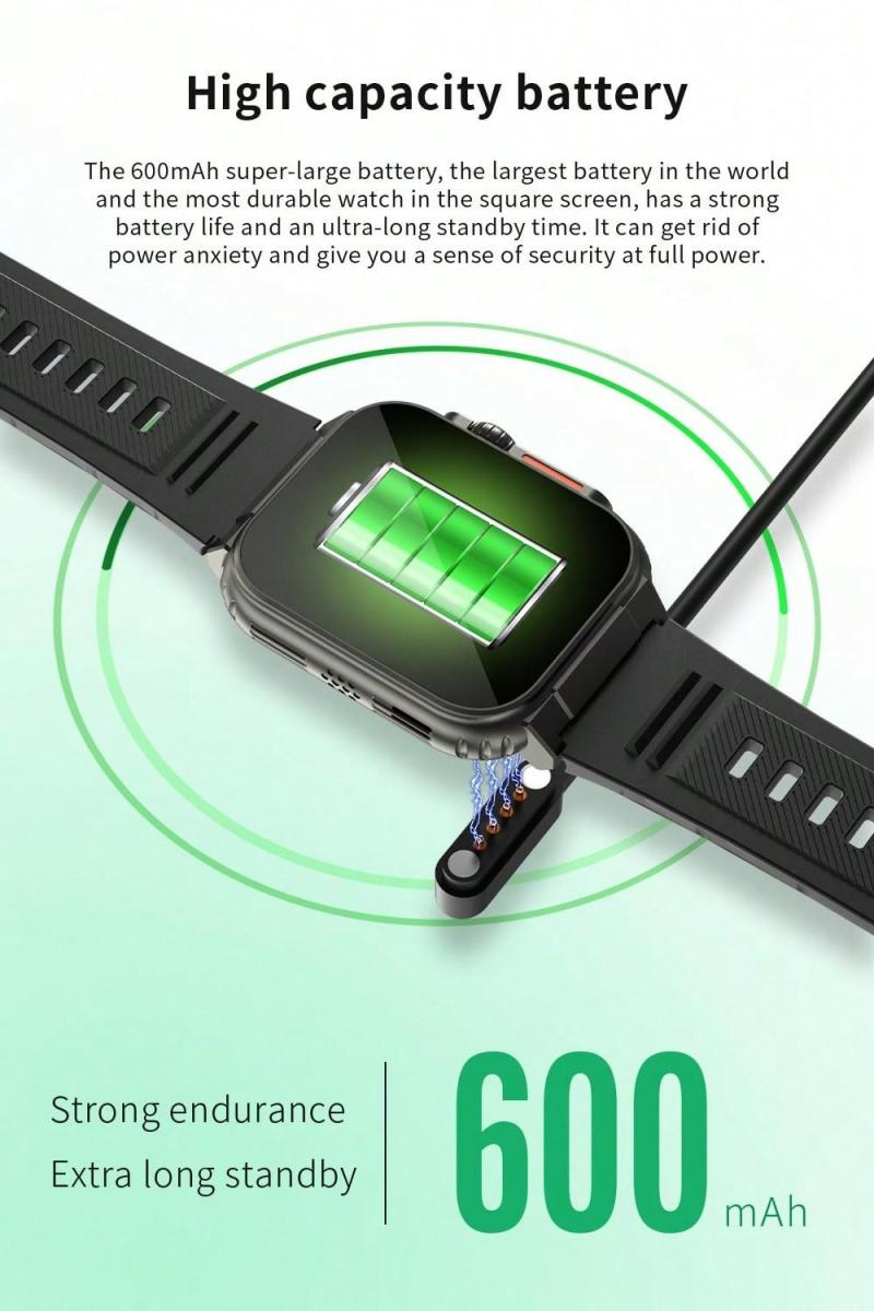 LIGE Multifunctional Smart Watch IP68 Waterproof Fitness Tracker