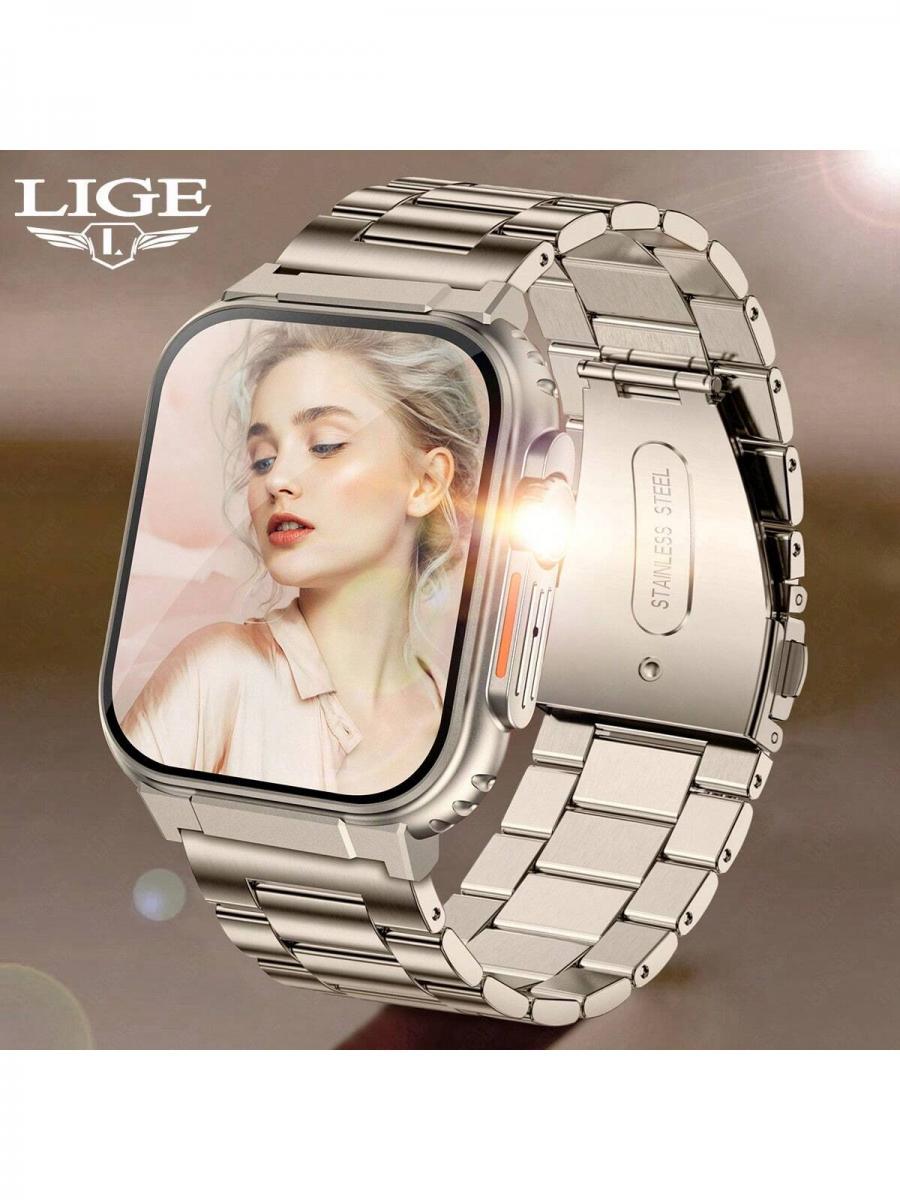 LIGE Multifunctional Smart Watch IP68 Waterproof Fitness Tracker