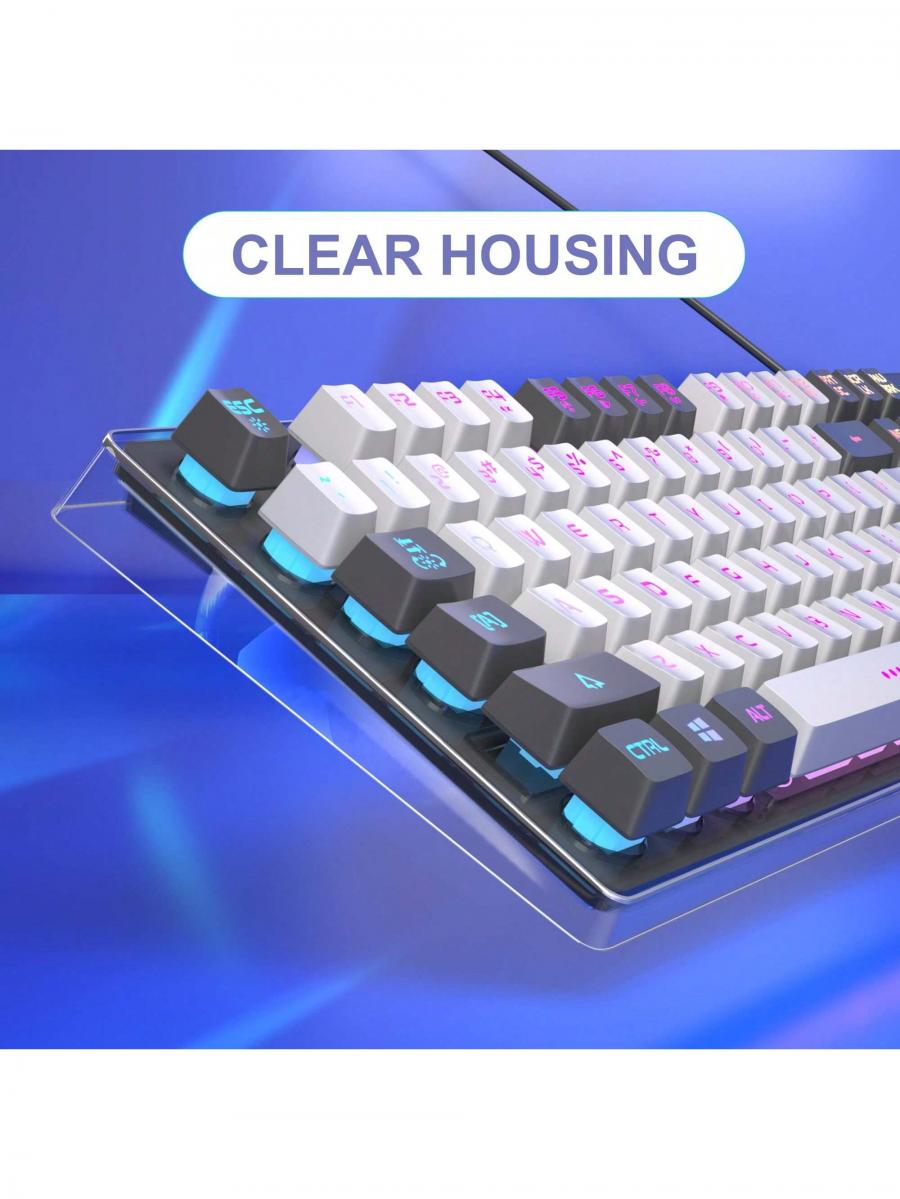 MageGee K1 Gaming Keyboard and Mouse Combo LED Rainbow Backlit