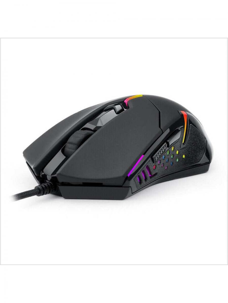Programmable USB Wired Mouse with 6 Buttons and Weight Tuning Set