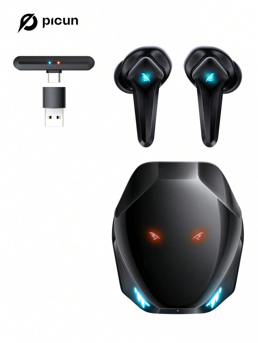 Беспроводные игровые наушники Picun V1 с низкой задержкой и 3D стереозвуком