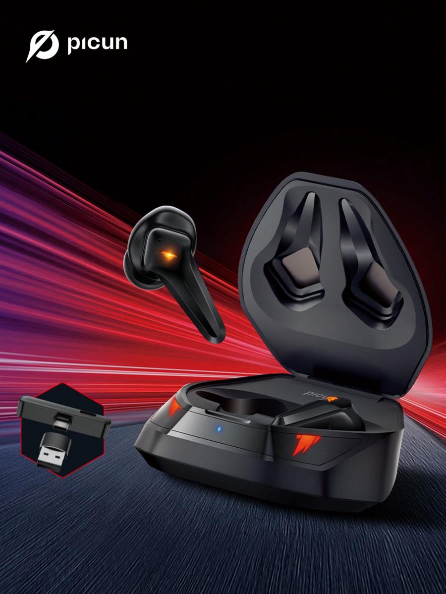 Беспроводные игровые наушники Picun V1 с низкой задержкой и 3D стереозвуком