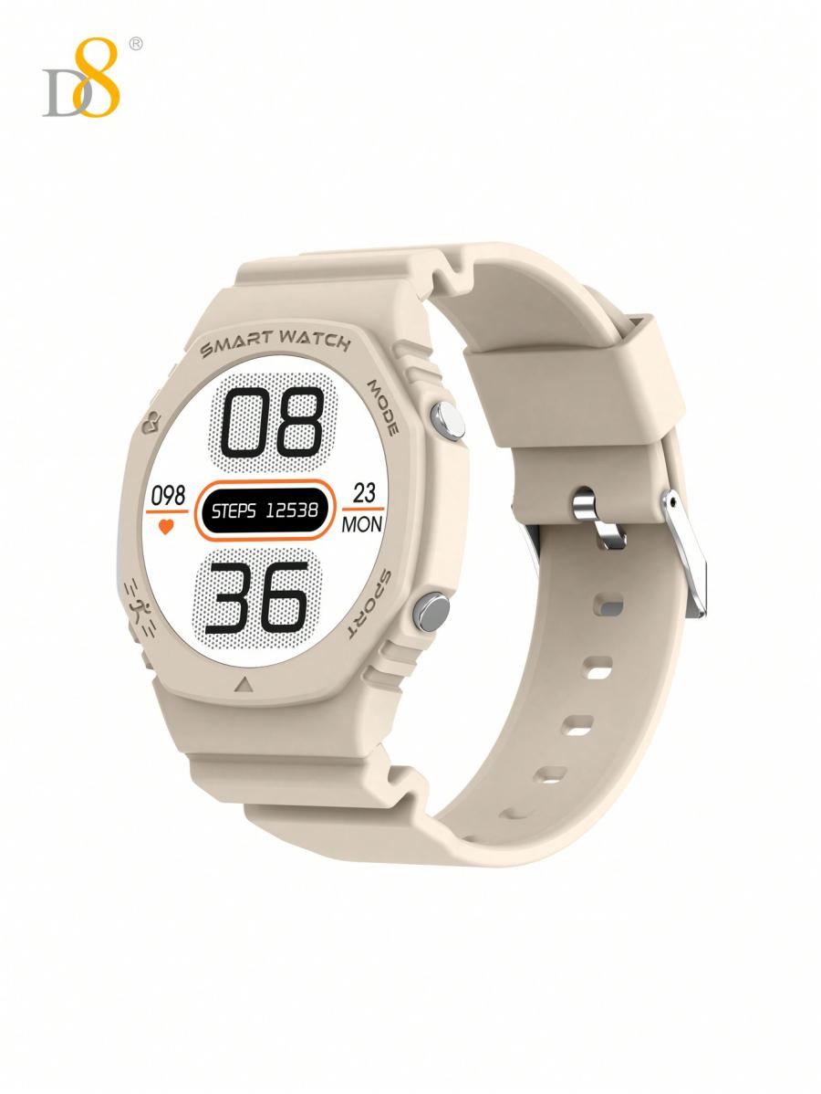 D8 Waterproof Smartwatch for iOS Android Fitness Tracker for All