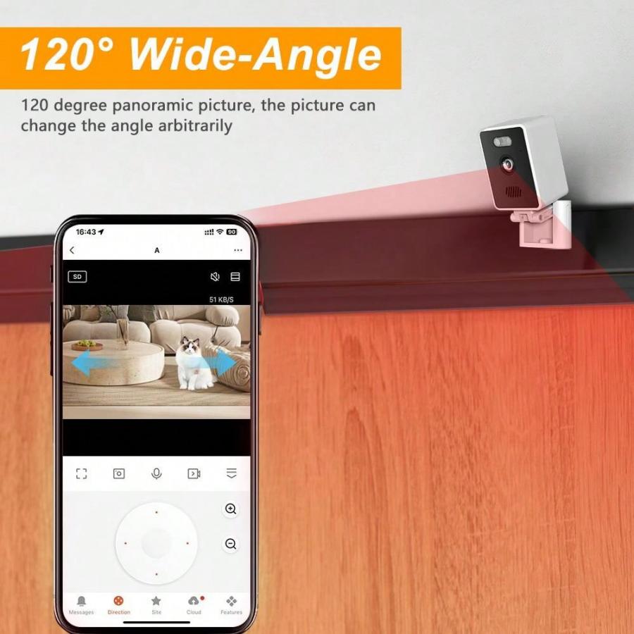 TUYA 2MP Ultra HD Wireless Security Camera with Night Vision
