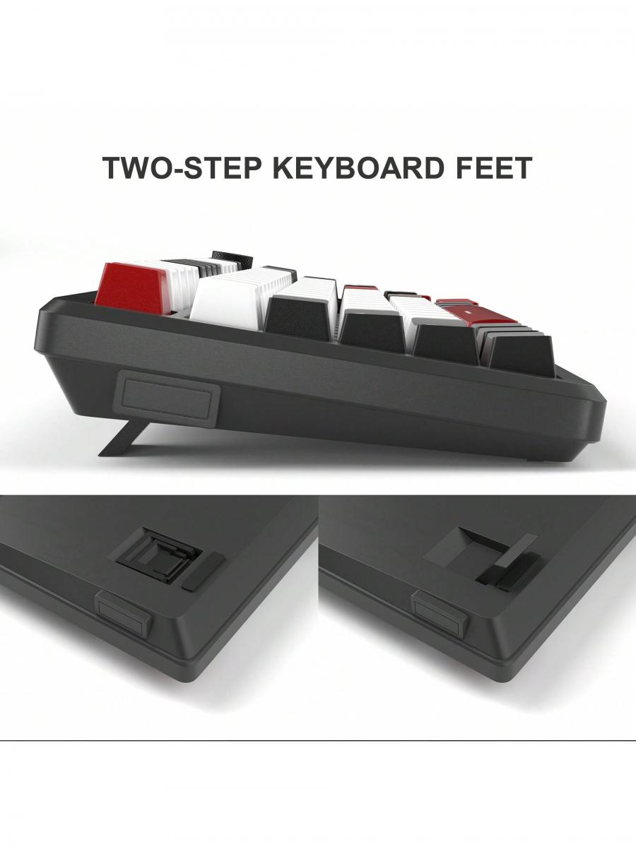MageGee STAR75 Compact Mechanical Gaming Keyboard with Knob Control