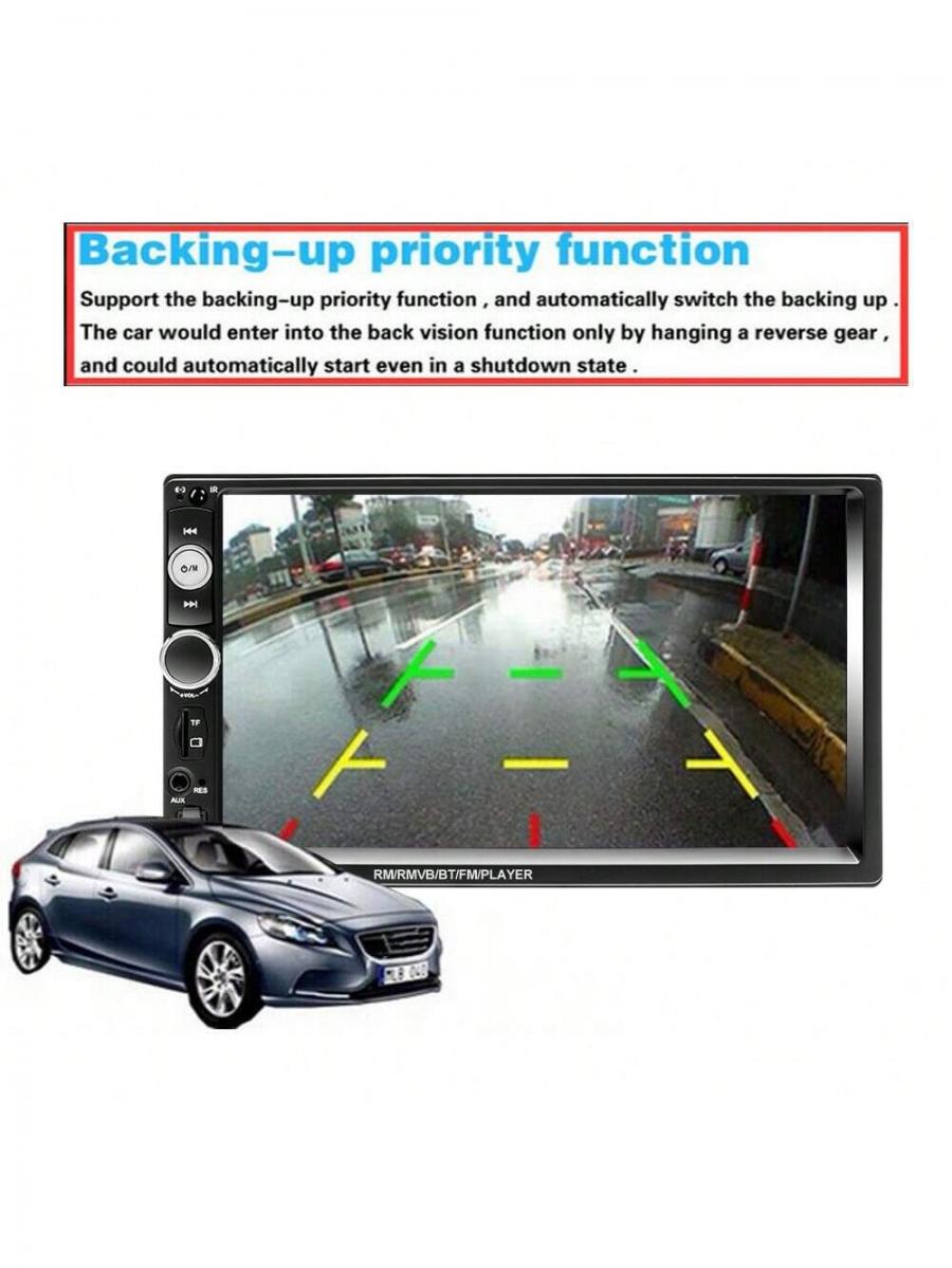 7 Zoll Bluetooth Autoradio MP5-Player Touchscreen mit Carplay AUX FM Radio