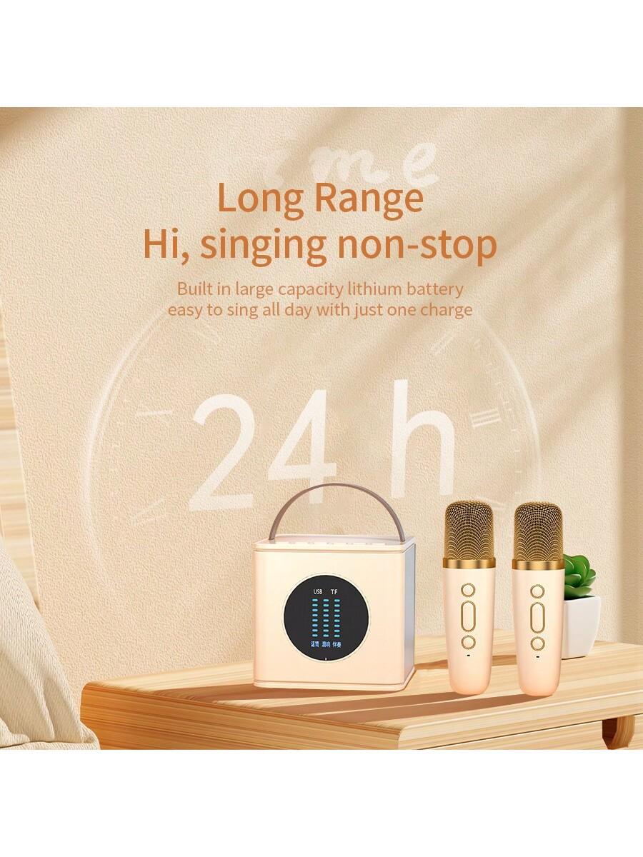 L2 Karaoke Fun Portable KTV Machine Wireless Mic Perfect for Gatherings